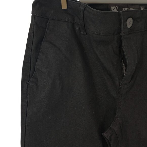 RSQ Jeans Mens Slim Taper Pants 29X30 Black - Picture 6 of 16